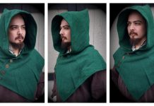 Adult Medieval Hood Sewing Pattern Adult Medieval Hood Sewing Pattern