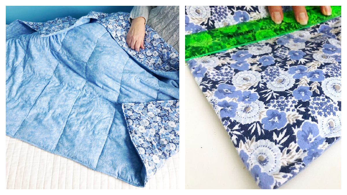 Fabric Weighted Blanket Free Sewing Pattern