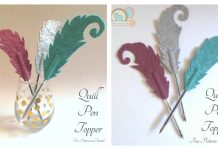 Felt Feather Quill Pen Topper Free Sewing Pattern Felt Feather Quill Pen Topper Free Sewing Pattern
