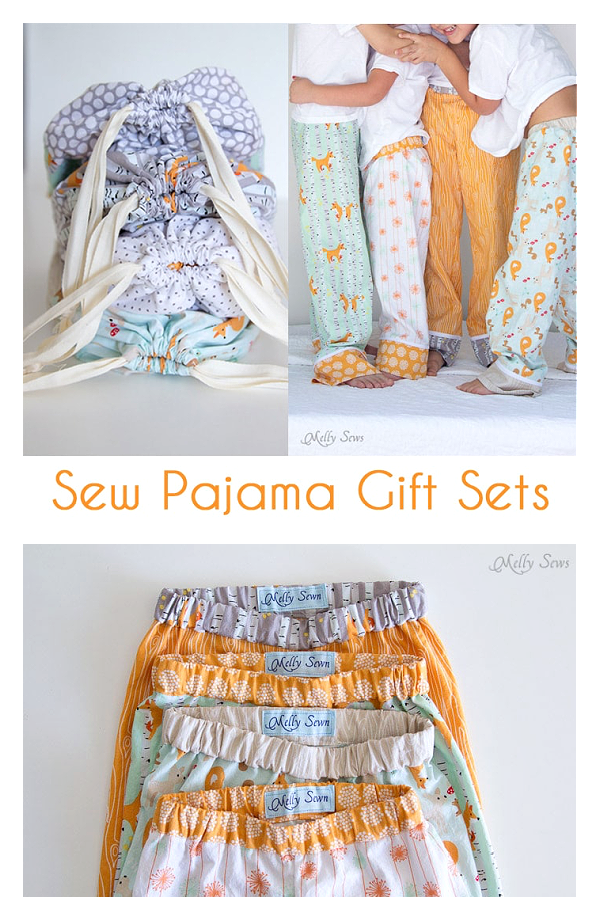 Pajama Pants Gift Sets Free Sewing Patterns Pajama Pants Gift Sets Free Sewing Patterns