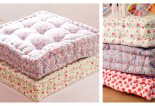 Quilted Floor Cushion Free Sewing Pattern Quilted Floor Cushion Free Sewing Pattern