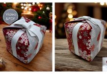 Christmas Gift Box Sewing Pattern Christmas Gift Box Sewing Pattern