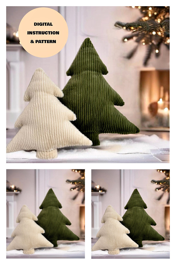 Christmas Tree Pillow Sewing Patterns Christmas Tree Pillow Sewing Patterns