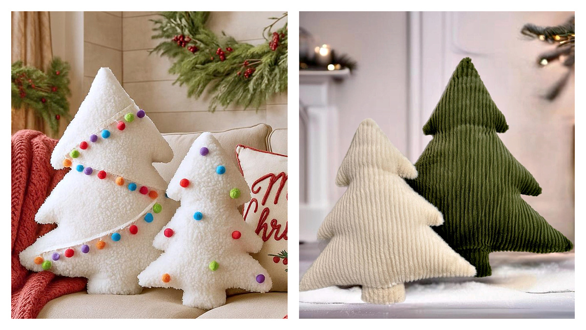 Christmas Tree Pillow Sewing Patterns