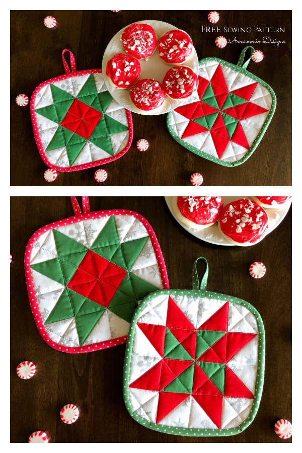 Quilted Star Holiday Hot Pad Free Sewing Pattern Quilted Star Holiday Hot Pad Free Sewing Pattern