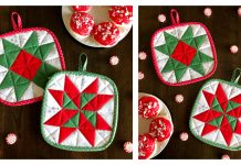 Quilted Star Holiday Hot Pad Free Sewing Pattern Quilted Star Holiday Hot Pad Free Sewing Pattern