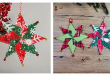Scrappy Christmas Star Ornament Sewing Pattern Scrappy Christmas Star Ornament Sewing Pattern