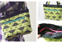Detailed Zipper Bag Free Sewing Pattern Detailed Zipper Bag Free Sewing Pattern