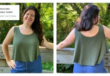 Women’s Luna Tank Top Free Sewing Pattern Women's Luna Tank Top Free Sewing Pattern