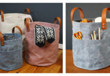 Canvas Basket Free Sewing Pattern Canvas Basket Free Sewing Pattern