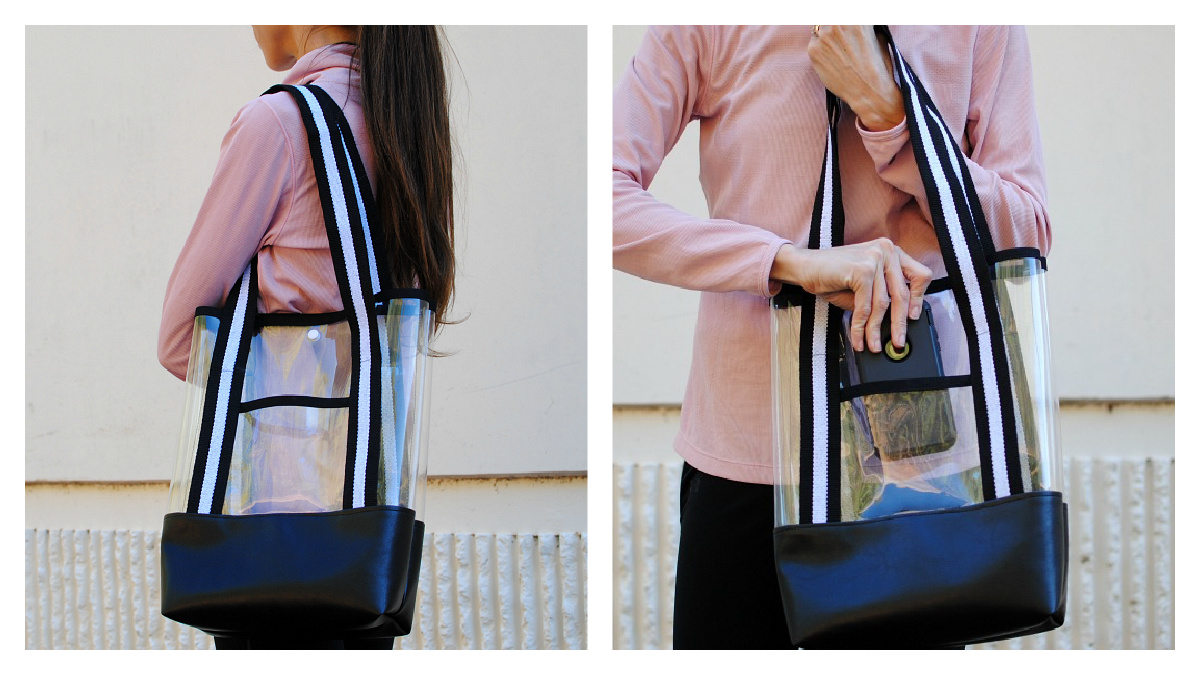 Clear Vinyl Bag Free Sewing Pattern