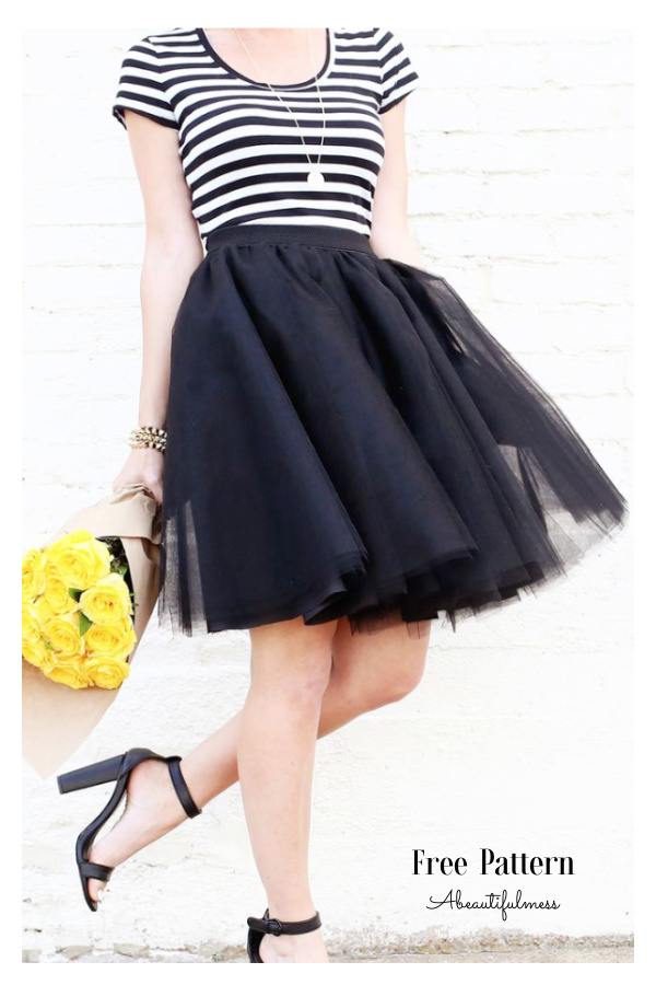 Date Night Circle Skirt Free Sewing Pattern