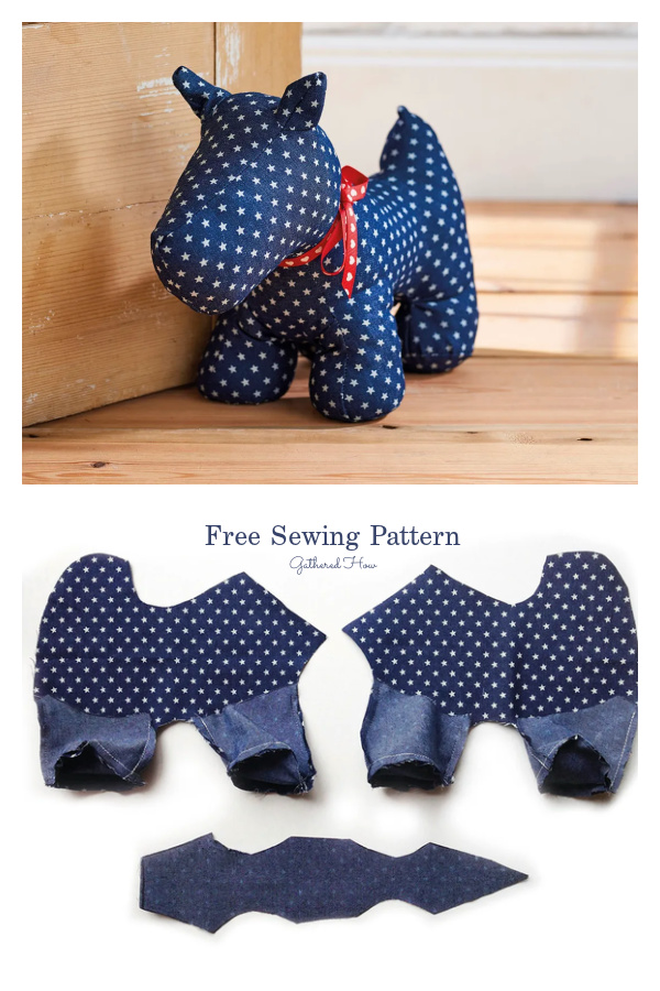 Dog Doorstop Free Sewing Pattern