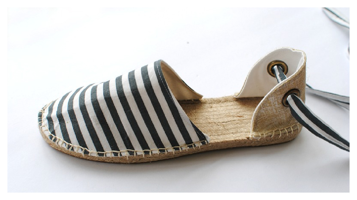 Espadrille Wedges Free Sewing Tutorial