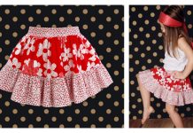 Girl Easy Peasy Summer Skirt Free Sewing Pattern (2 – 10Y) Girl Easy Peasy Summer Skirt Free Sewing Pattern (2 - 10Y)