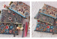Quick and Easy Zippered Pouch Free Sewing Pattern (3 Techniques) Quick and Easy Zippered Pouch Free Sewing Pattern