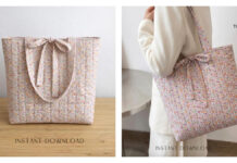 Quilted Tote Bag Sewing Pattern Quilted Tote Bag Sewing Pattern