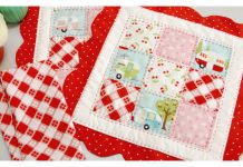 Retro Nine Patch Placemat Free Sewing Pattern Retro Nine Patch Placemat Free Sewing Pattern
