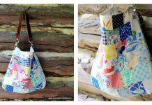 Sweet Vintage Scrappy Patchwork Tote Bag Free Sewing Pattern Sweet Vintage Scrappy Patchwork Tote Bag Free Sewing Pattern