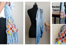 T-Shirt to Macrame Market Bag DIY Tutorial T-Shirt to Macrame Market Bag DIY Tutorial
