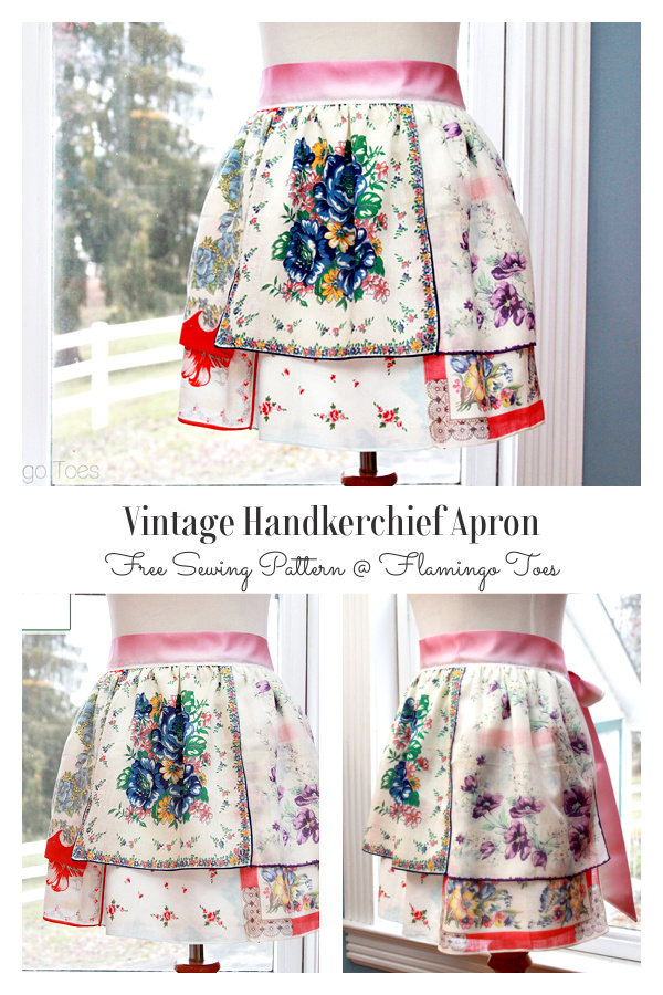 Vintage Handkerchief Apron Free Sewing Pattern