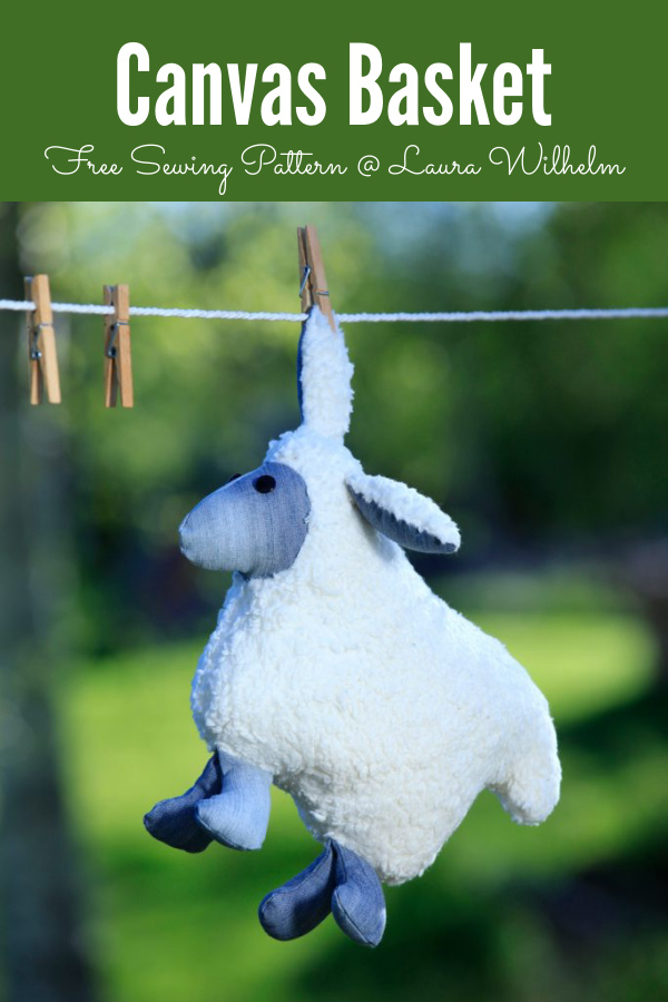 Fabric Plush Sheep Free Sewing Pattern