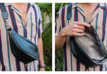Leather Fanny Pack Moon Bag Free Sewing Pattern Leather Fanny Pack Moon Bag Free Sewing Pattern