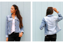 Denim Jacket from Upcycled Jeans Free Sewing Tutorial Denim Jacket from Upcycled Jeans Free Sewing Tutorial