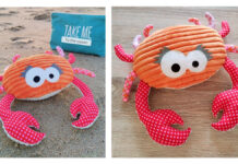 Fabric Crab Plush Free Sewing Pattern Fabric Crab Plush Free Sewing Pattern