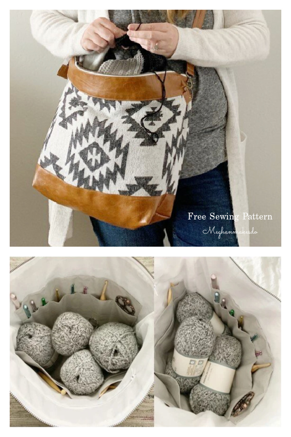 The Beauregard Bag Free Sewing Pattern