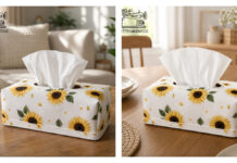 Fabric Rectangular Tissue Box Cover Sewing Pattern Rectangular Tissue Box Cover Sewing Pattern